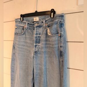 Citizens Of Humanity Ayla Baggy wide leg Light Blue Straight Leg Jeans